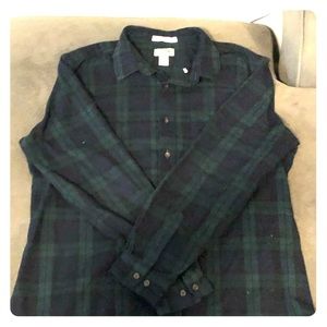 L.L. Bean Button Down Long Sleeve Men’s Shirt L